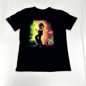 BOB MARLEY shirt One Love Movie Regal Cinemas Exclusive Mens Size Medium‎